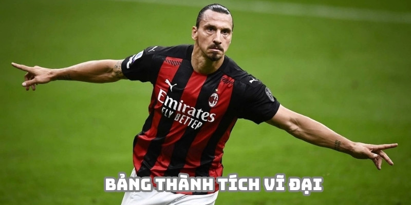 Thành tích đáng mơ ước của Zlatan Ibrahimović