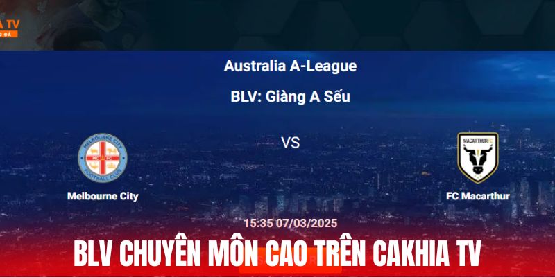 BLV chuyên môn cao trên Cakhia TV
